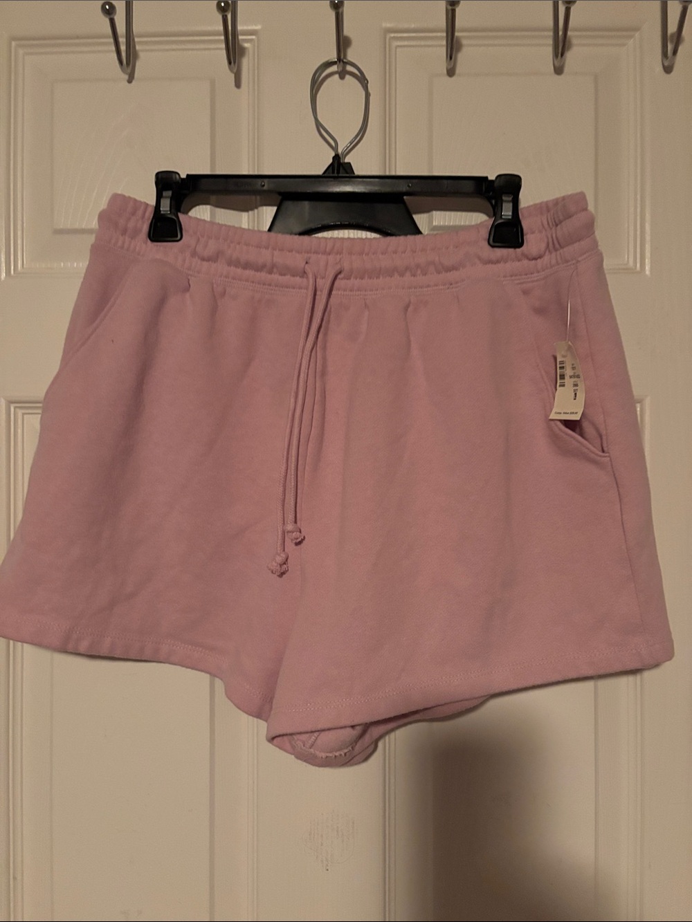 Women’s Pink Drawstring Lounge Shorts